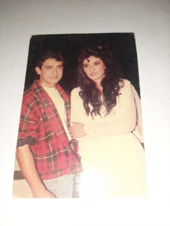   rare bollywood postcard