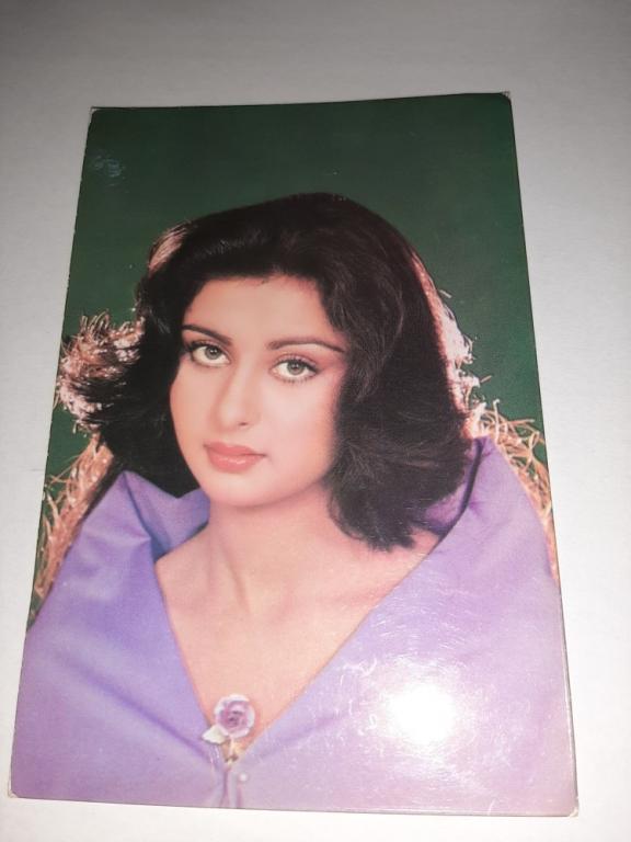     Poonam Dhillon bollywood postcard