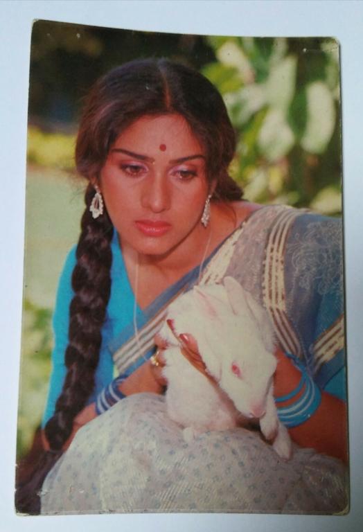 Meenakshi Seshadri, original postcard, Pakistan