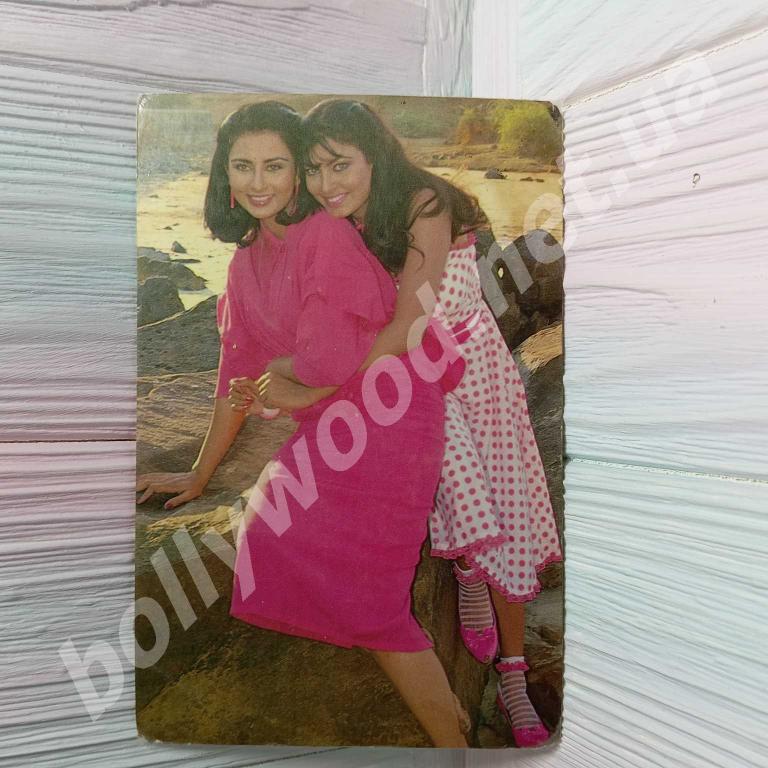 Poonam Dhillon Kimi Katkar rare postcard