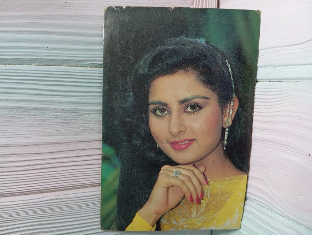 Poonam Dhillon rare postcard