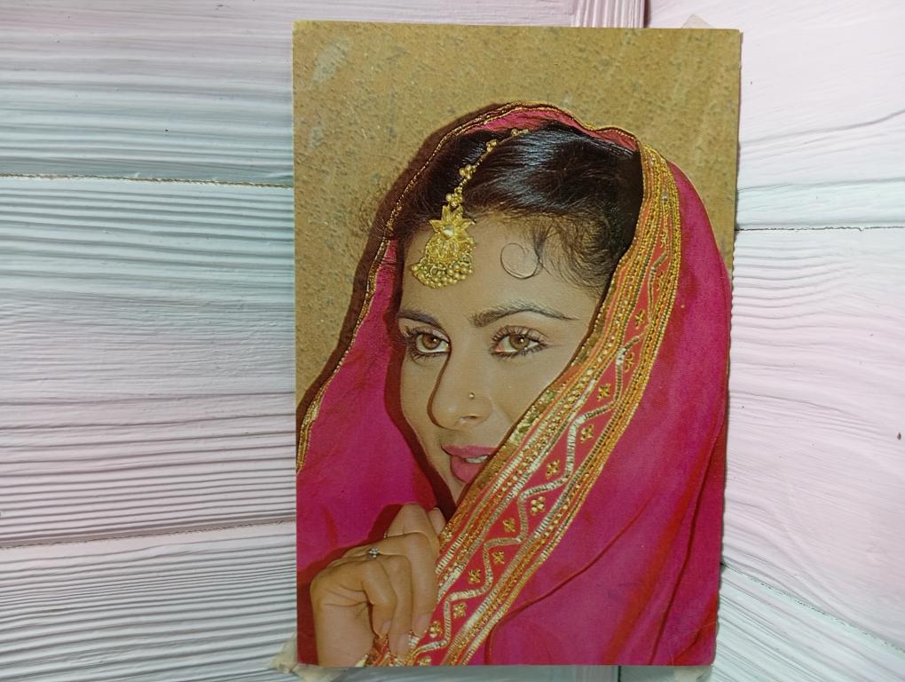 Poonam Dhillon rare postcard